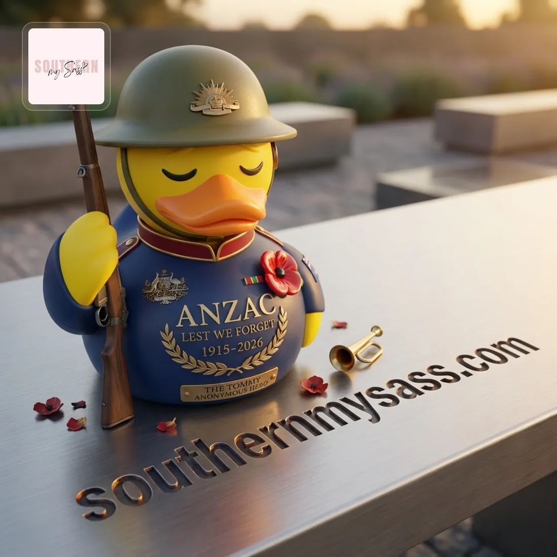 Anzac Day 2026 Lest We Forget The Tommy Hero Rubber Duck