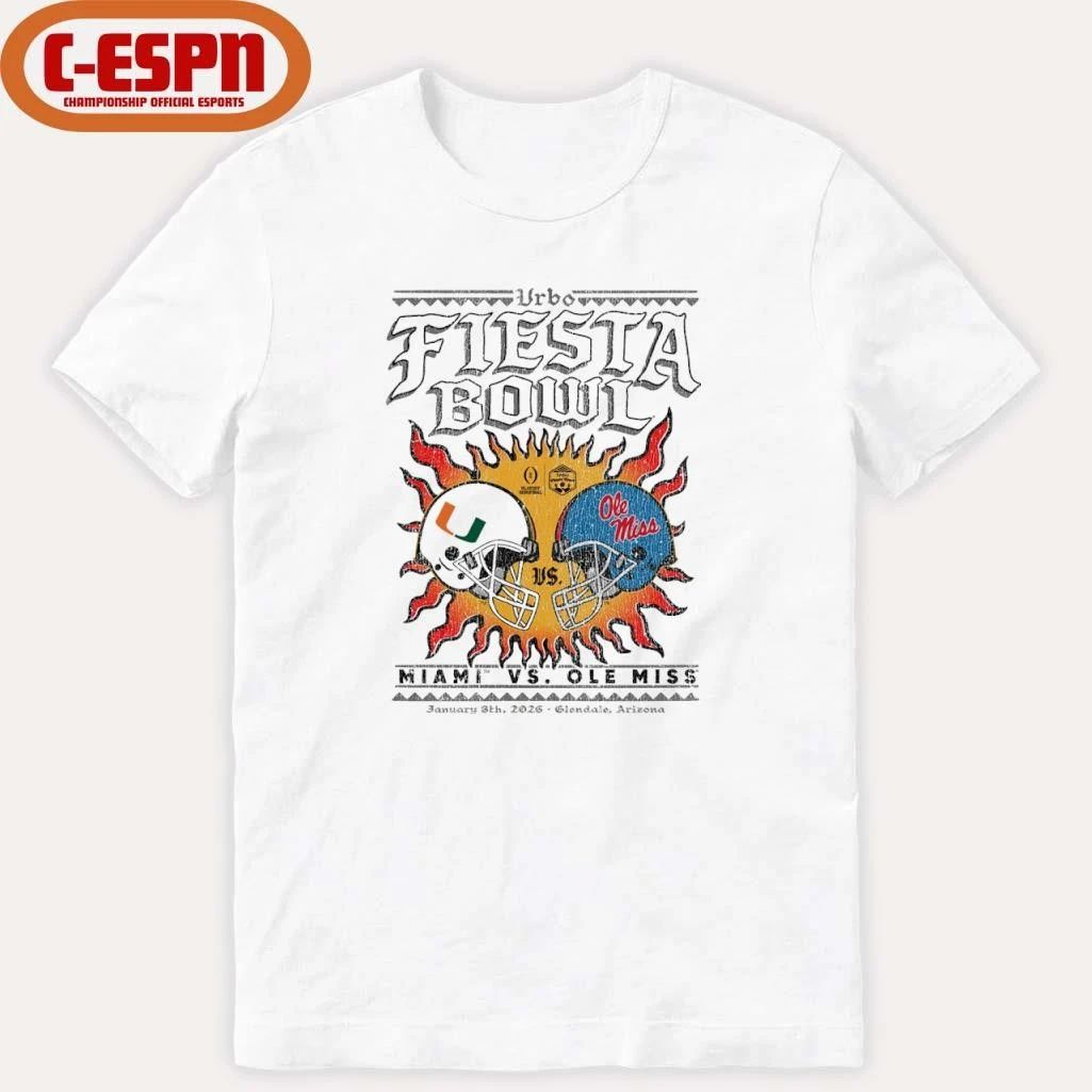 Fiesta Bowl Miami Vs Ole Miss Solar Standoff T-Shirt