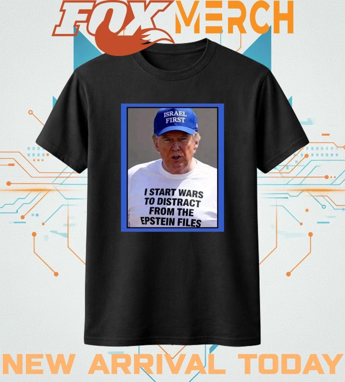 I start wars to distract from the epstein files t-shirt