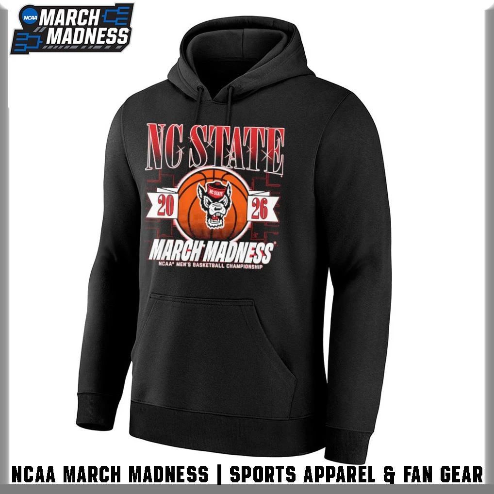 NC State Wolfpack Men’s Basketball 2026 NCAA Division I Championship March Madness Bound T-Shirt