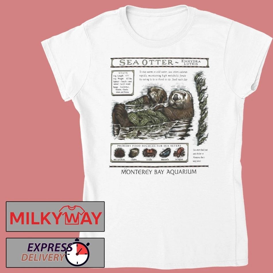 Taylor Sea Otter Monterey Bay Aquarium 2025 Shirt