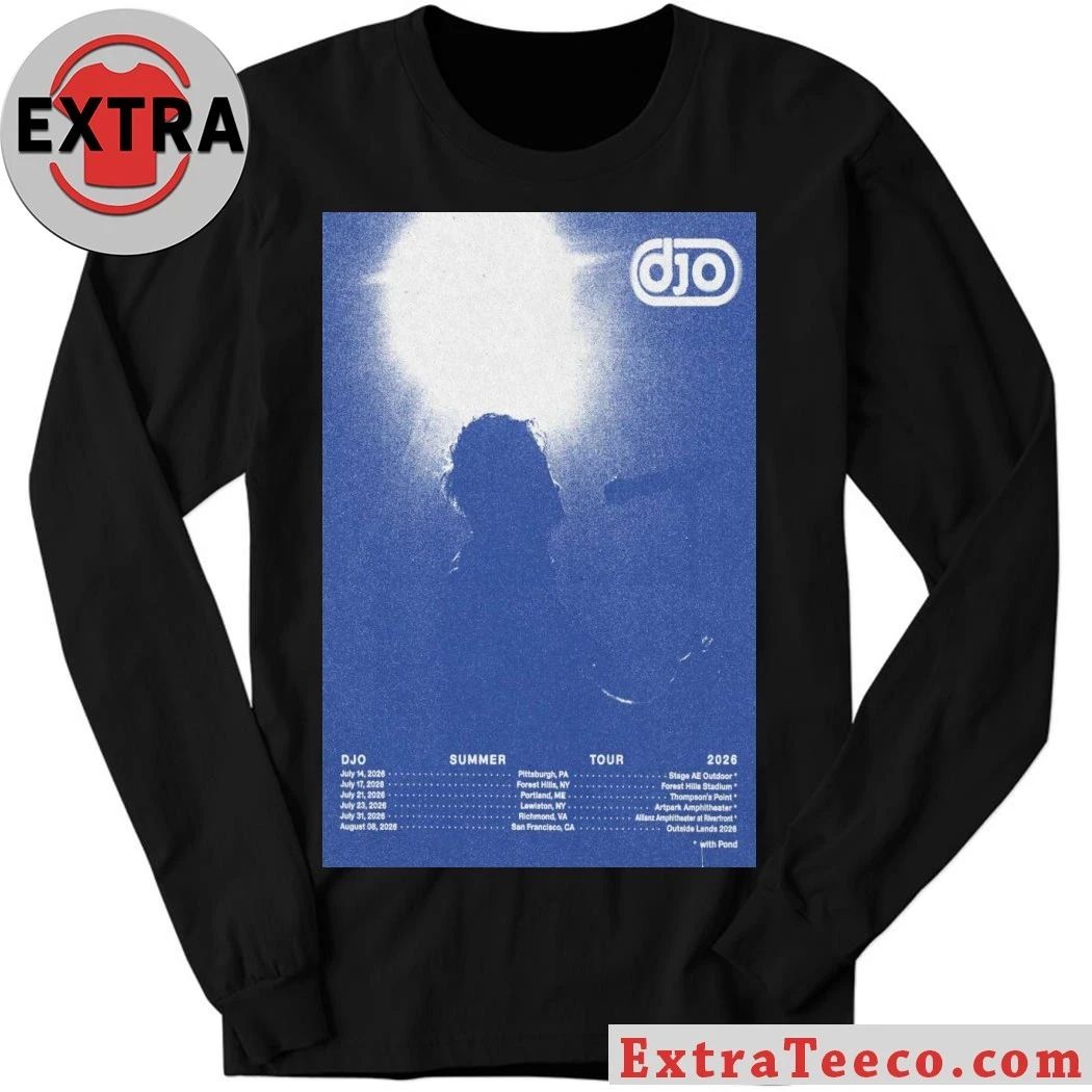 Djo with Pond Summer Tour 2026 Poster Shirt