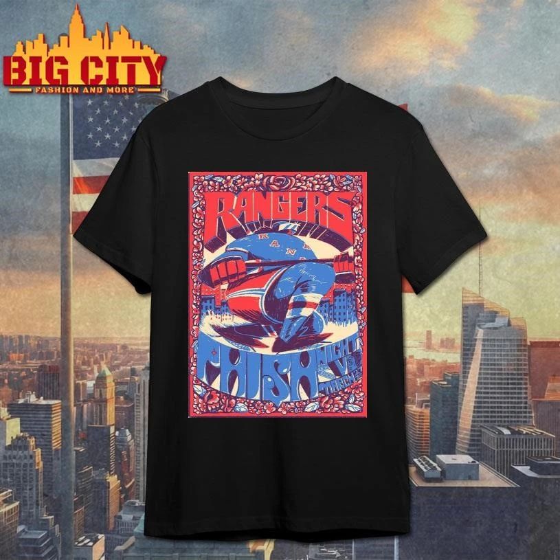 Phish X New York Rangers Vs Chicago Blackhawks Match Show At Madison Square Garden In New York On March 27 2026 Poster Shirt