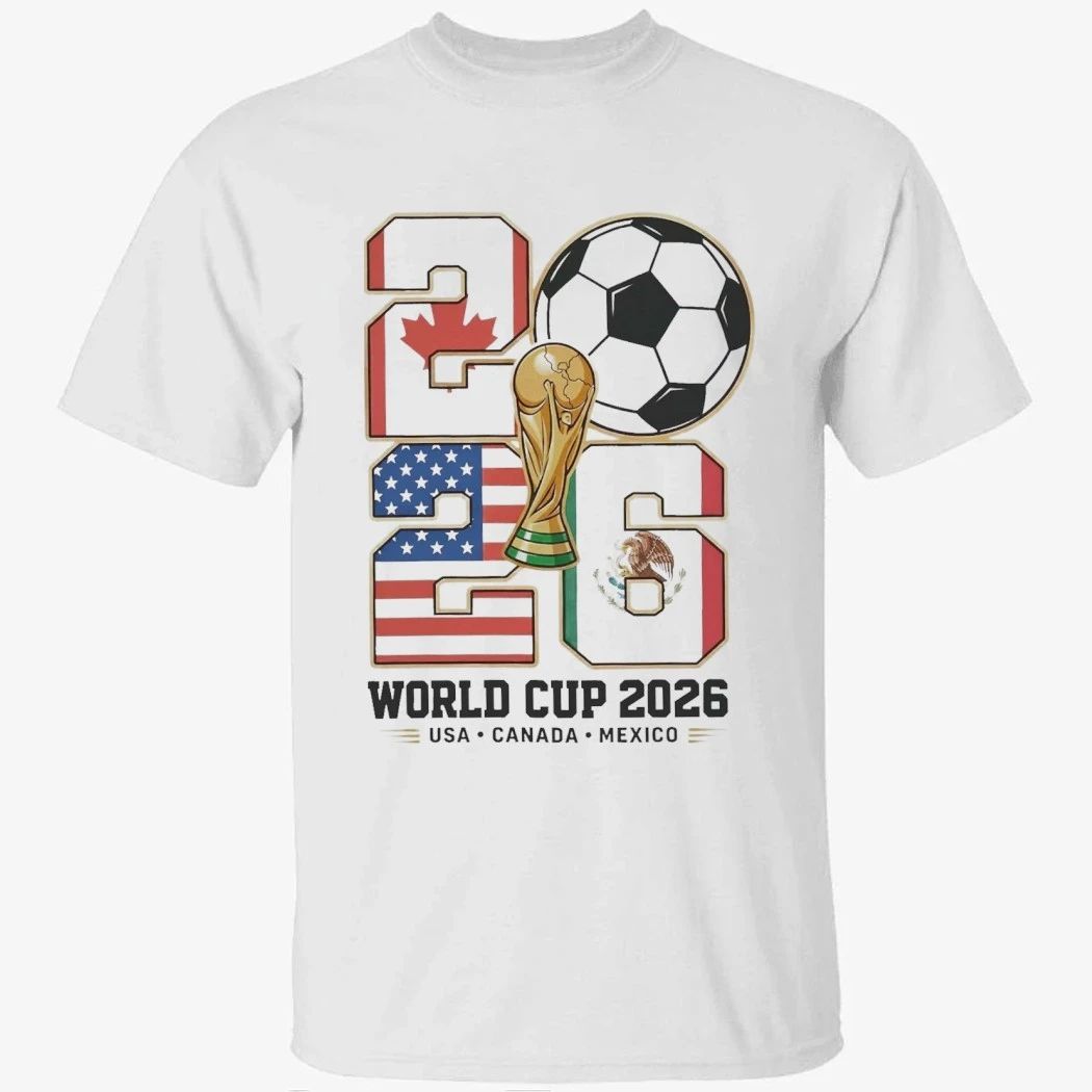 USA Canada Mexico Host Nations 2026 World Cup Soccer T-Shirt