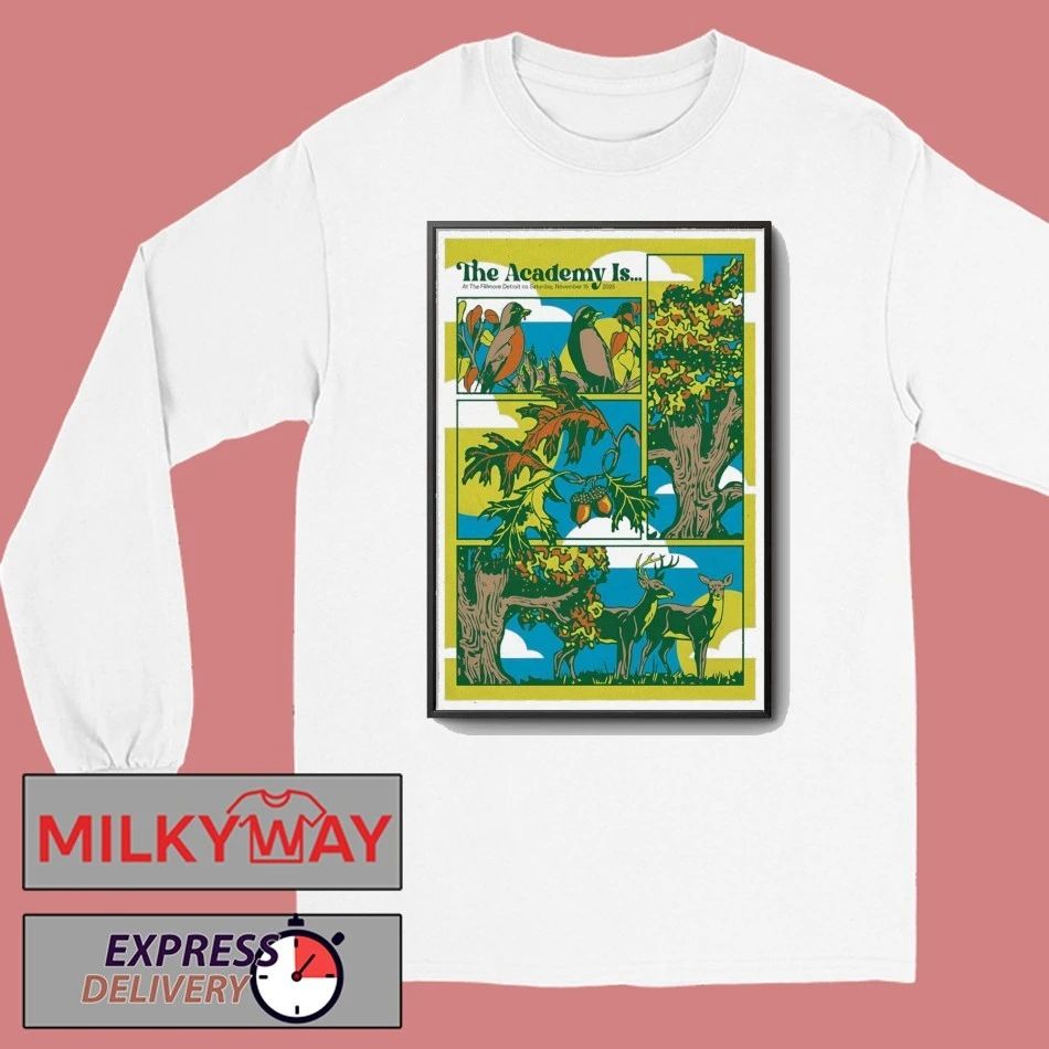 The Academy Is… Nov 15 2025 In Detroit MI Poster shirt