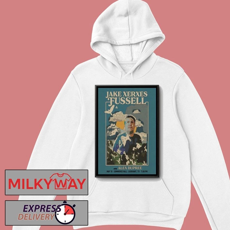 Jake Xerxes Fussell May 13 2026 Commerce Hall in Lockhart TX Poster shirt