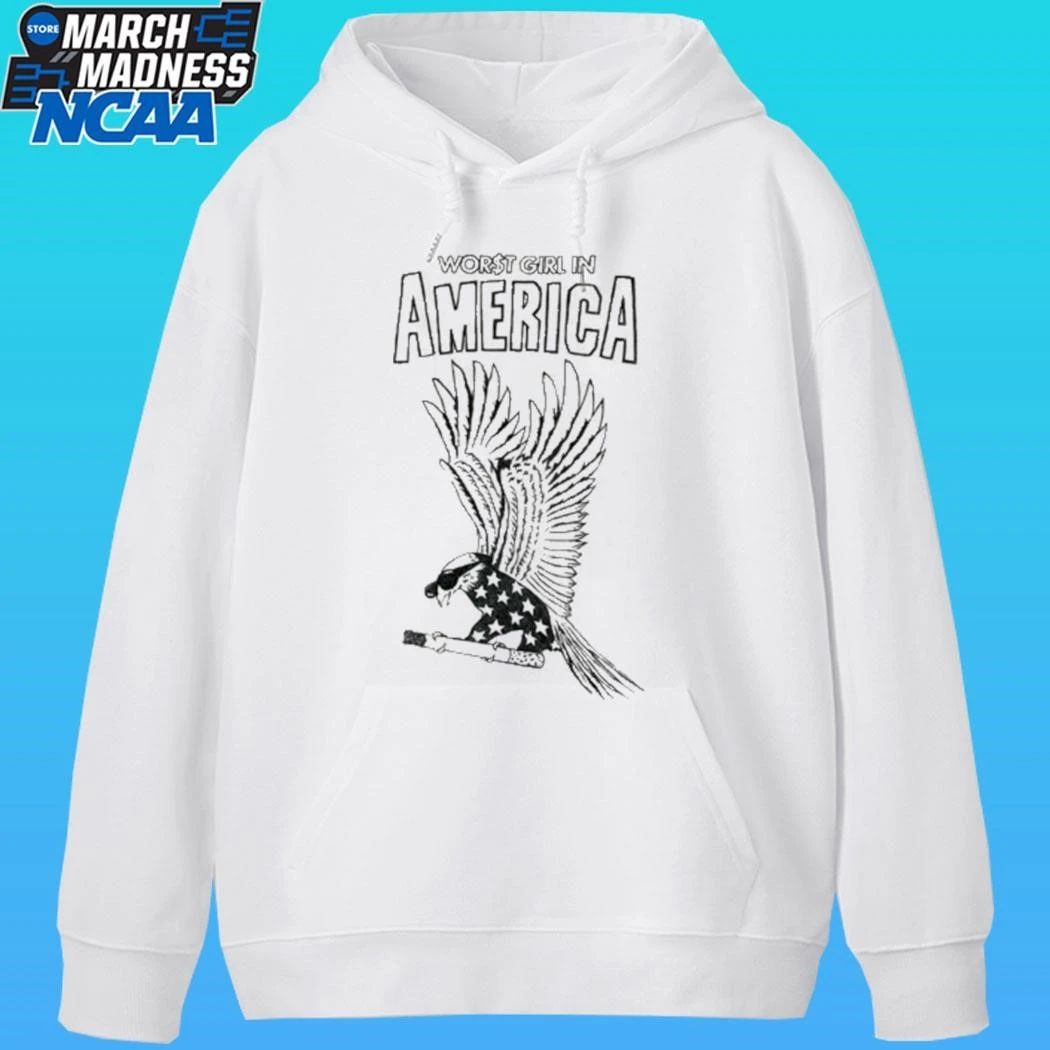 Slayyyter Wgia$ Eagle Worst Girl In America Shirt