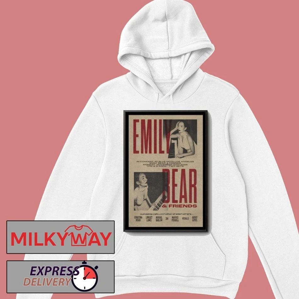 Emily Bear And Friends Los Angeles, CA Poster shirt