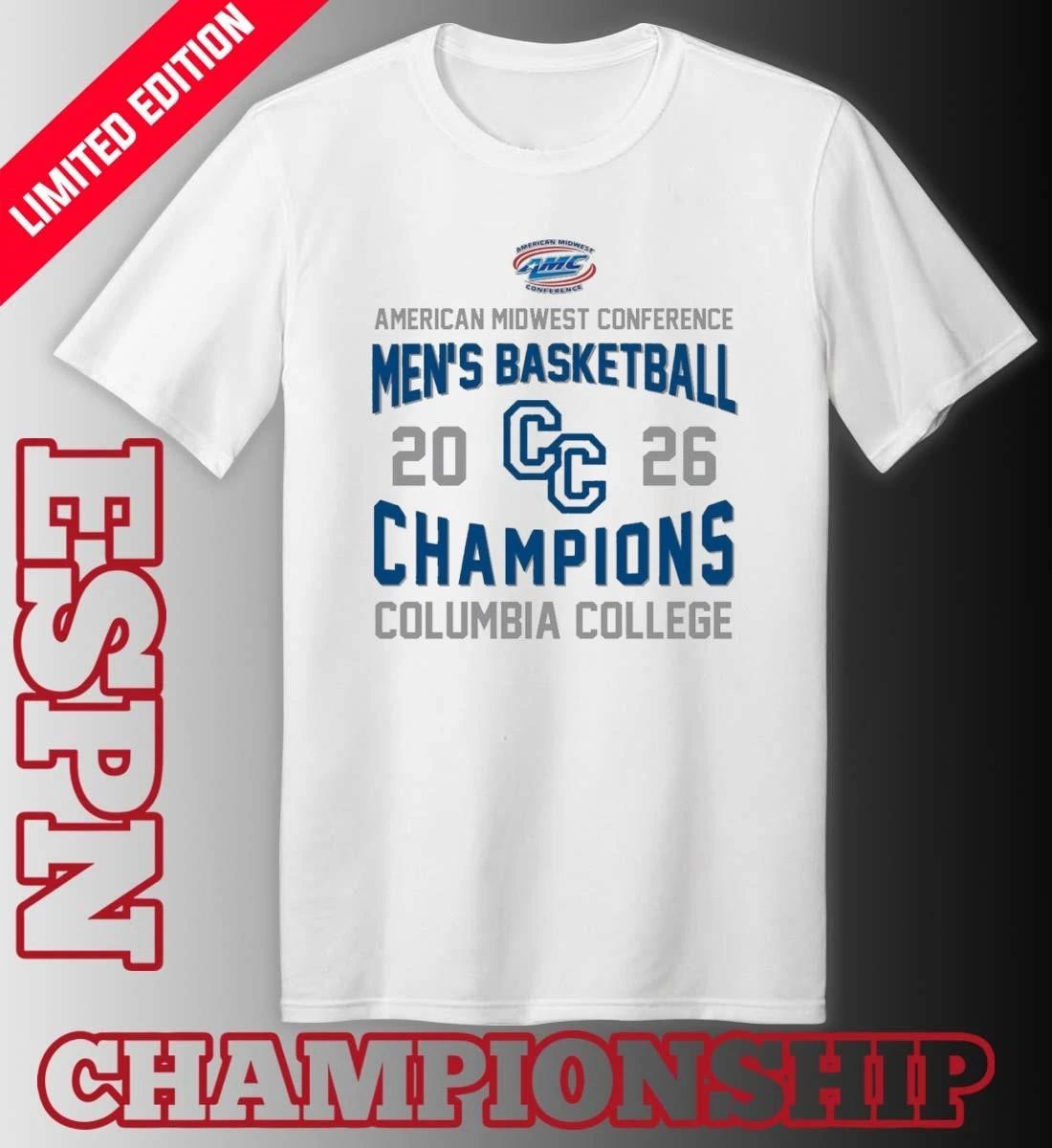 Columbia College 2026 AMC Men’s Basketball Champions Shirt