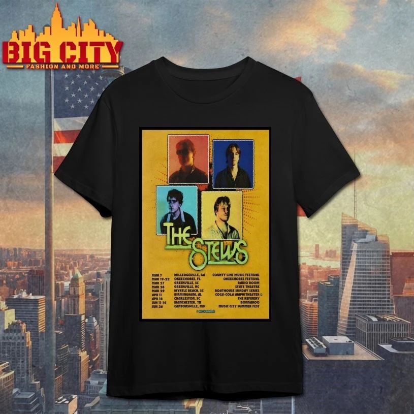 The Stews USA 2026 Tour Poster t-shirt