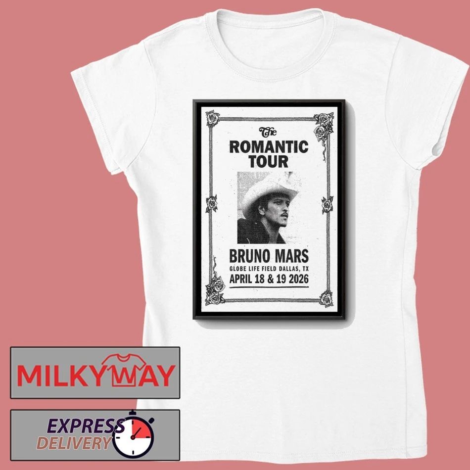 Poster Apr 18-19 2026 Dallas, TX The Romantic Tour shirt