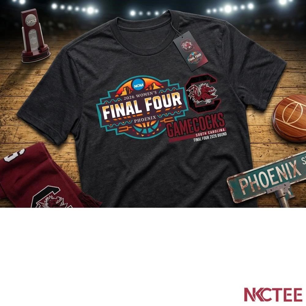NKCtees 2026 NCAA women’s basketball final four South Carolina Gamecocks shirt