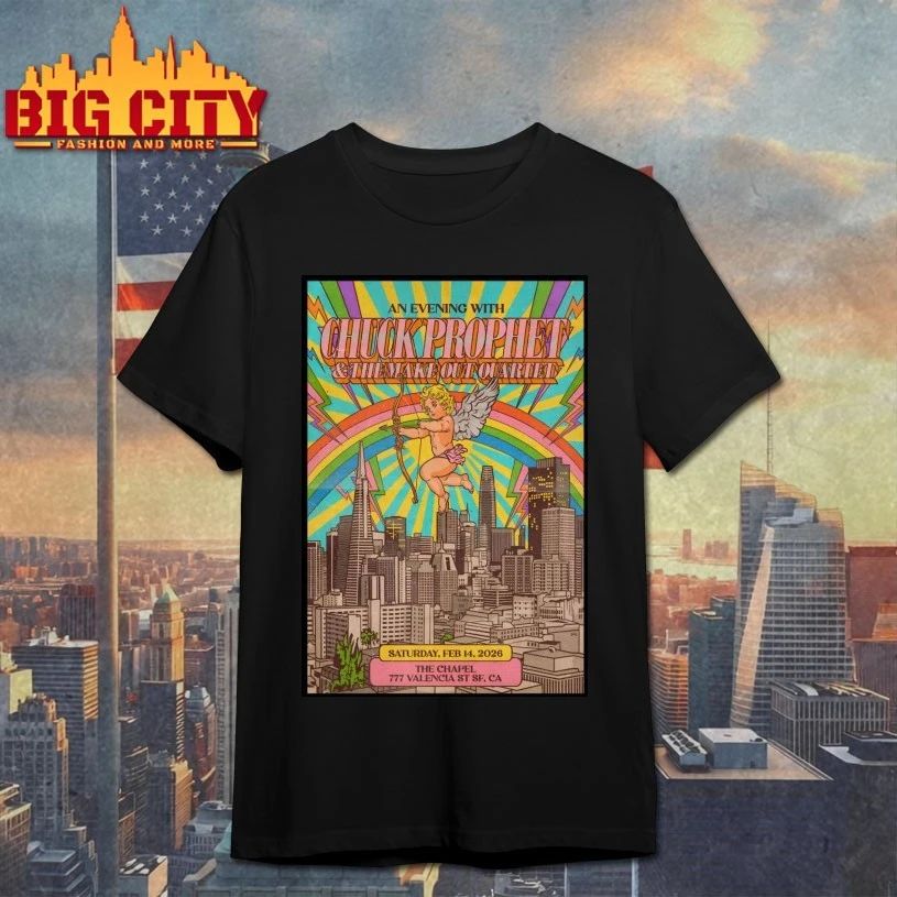 Chuck Prophet The Chapel in San Francisco CA Feb 14 2026 Poster t-shirt