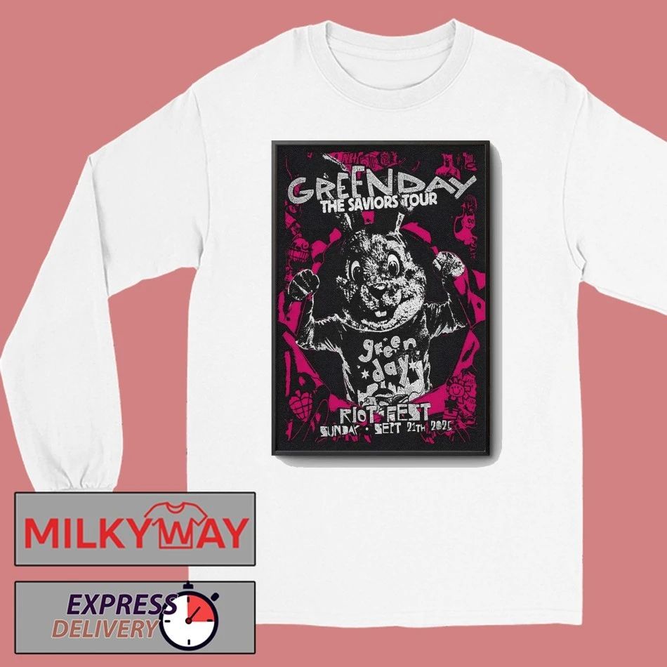 Green Day Riot Fest Sep 21 2025 In Chicago IL Poster shirt