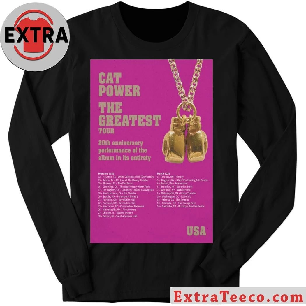 Poster CAT POWER Mar 10 2026 Washington, DC Shirt