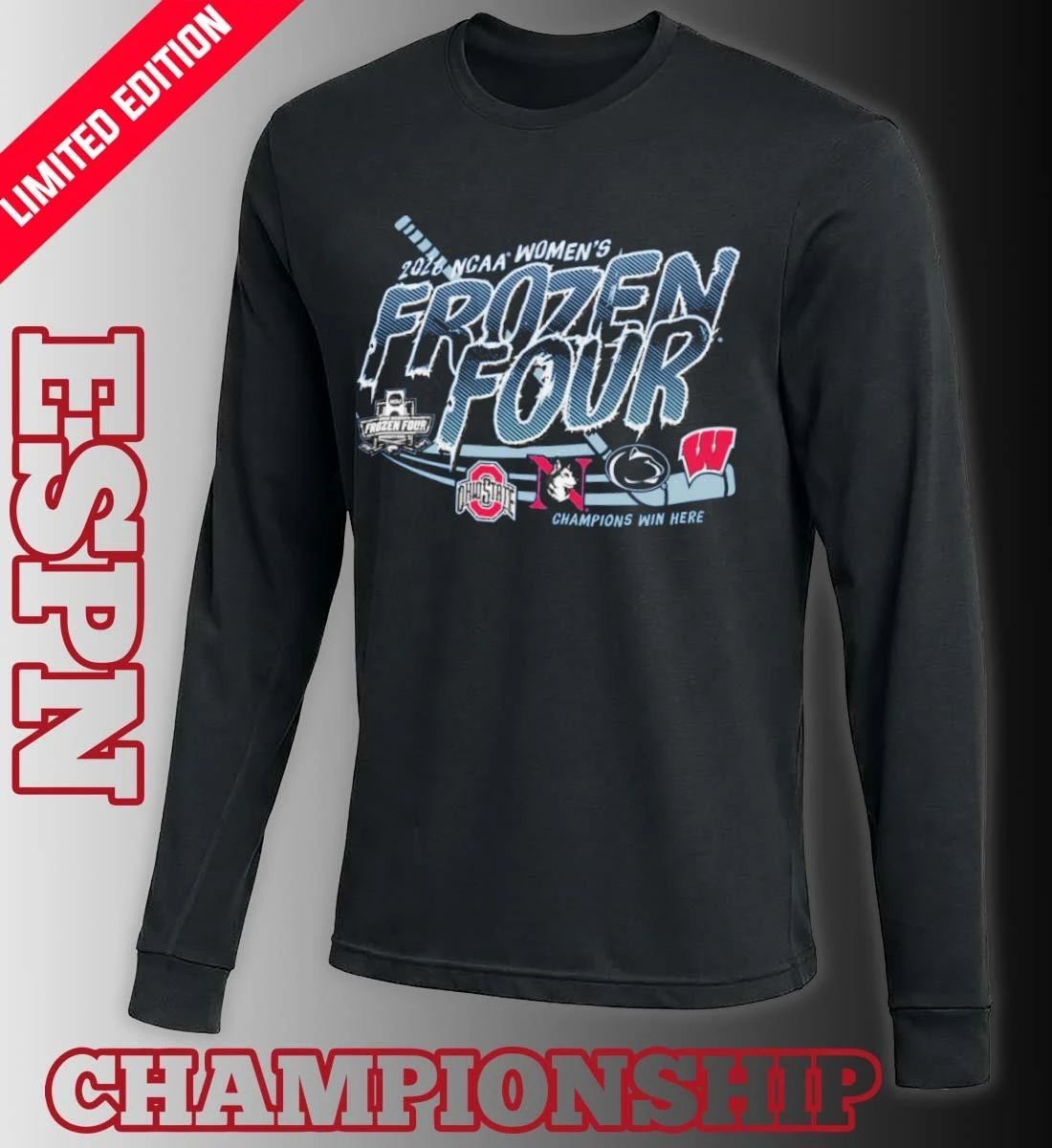 2026 NCAA Women’s Ice Hockey Championship – Frozen Four Shirt