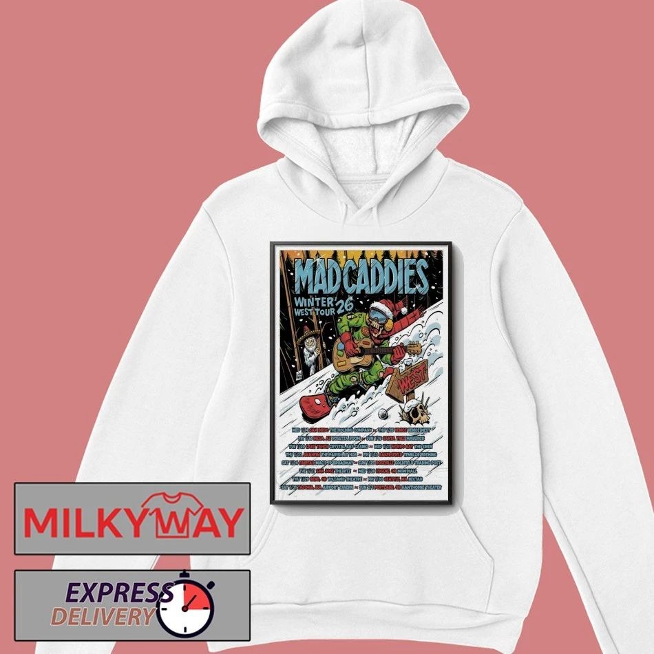 Mad Caddies Winter West 2026 Shows Poster shirt