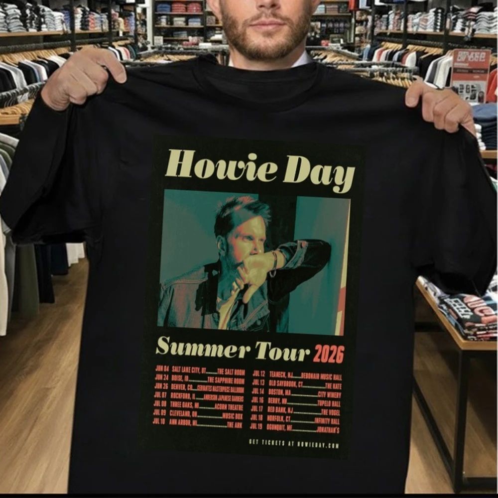 Howie Day Summer Tour 2026 Poster Shirt
