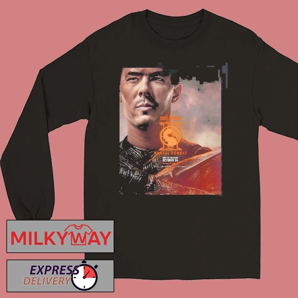 Mortal Kombat II Movie Exclusive Cole Young Character Poster T-Shirt