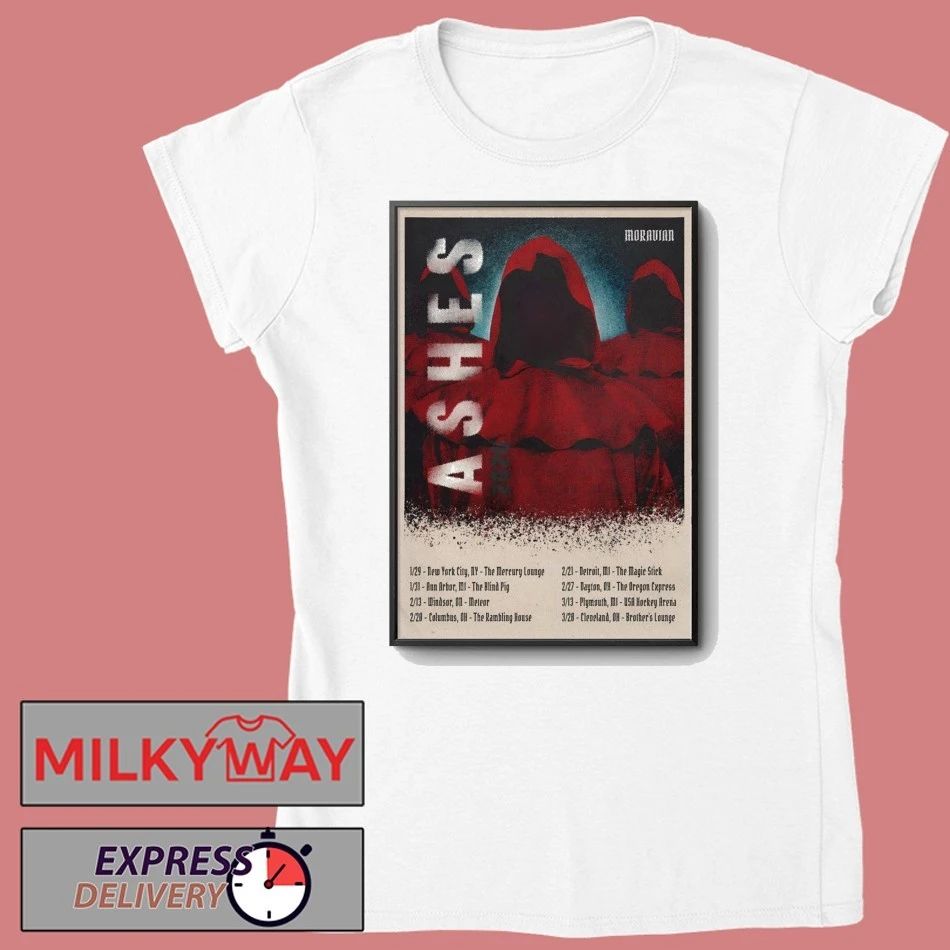 Moravian Ashes 2026 Tour Poster shirt