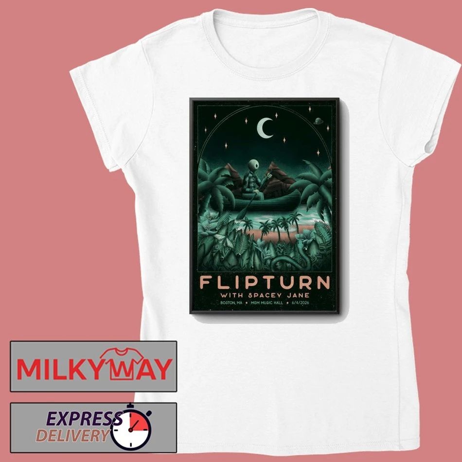 Flipturn Boston MA On Jun 4 2026 Tour Poster shirt