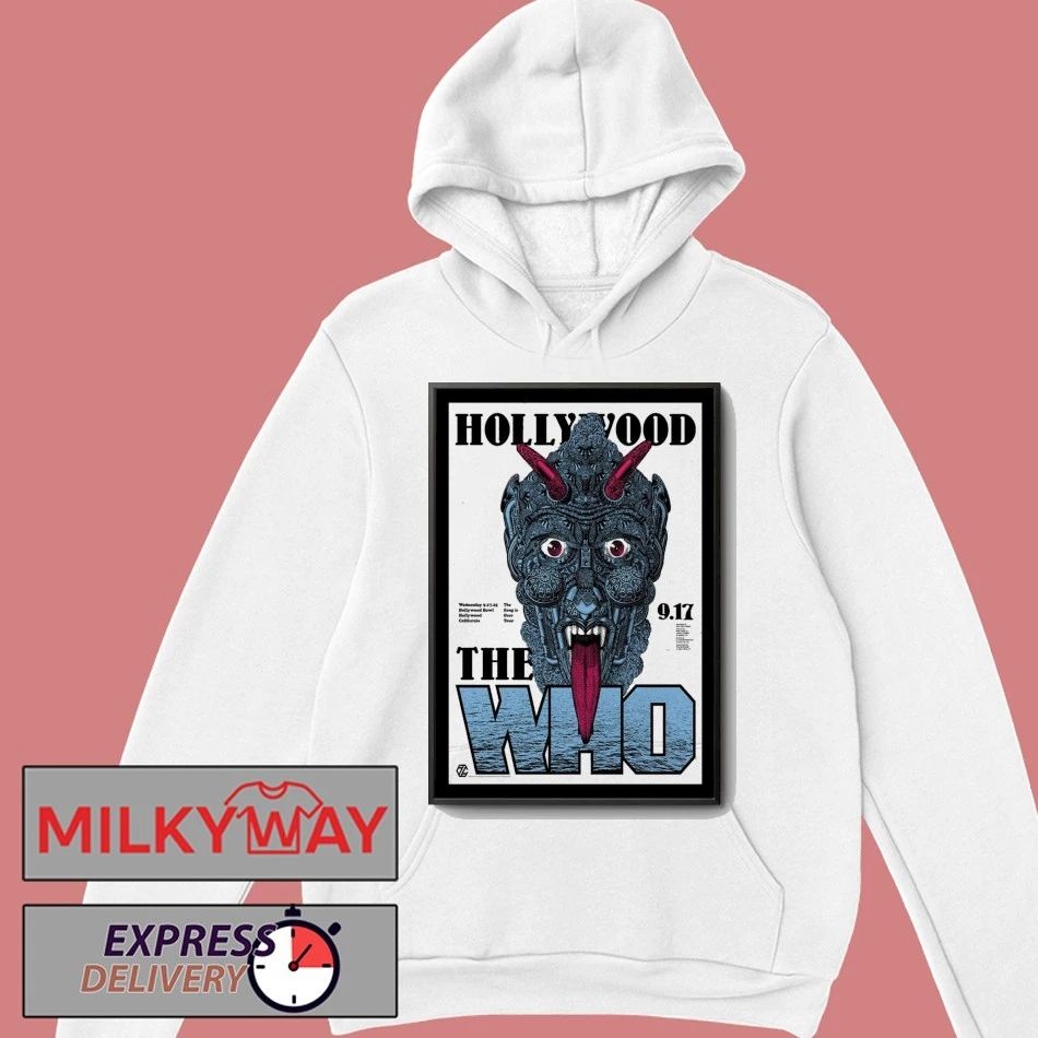 The Who September 17, 2025 Hollywood Bowl, Hollywood, CA Poster shirt