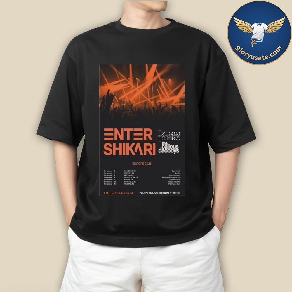 The Callous Daoboys Tour Europe 2026 Poster Shirt