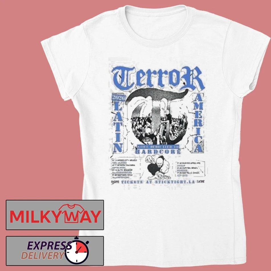 Terror Band Latin America 2026 Schedule Tour Dates Still Dedicated To Hardcore shirt