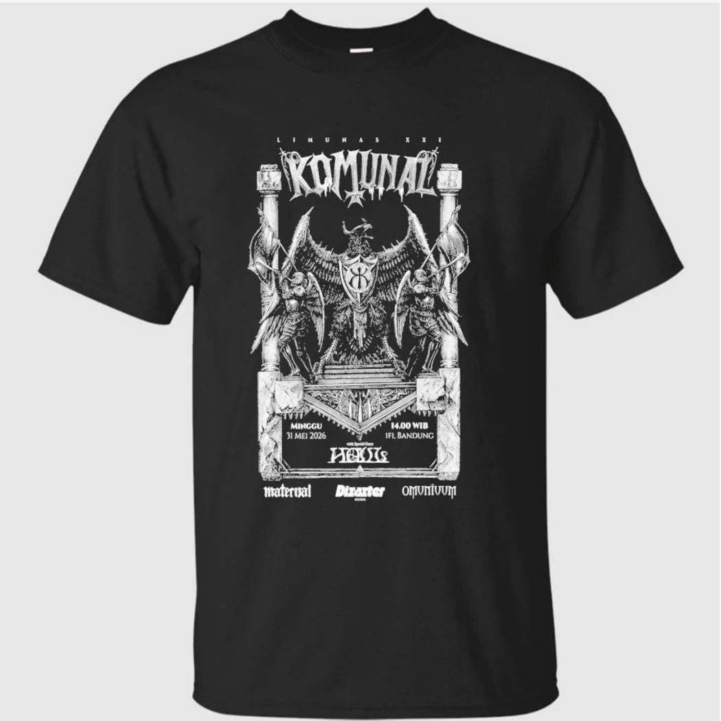 Komunal 31 mei 2026 Live in Bandung Concert Shirt