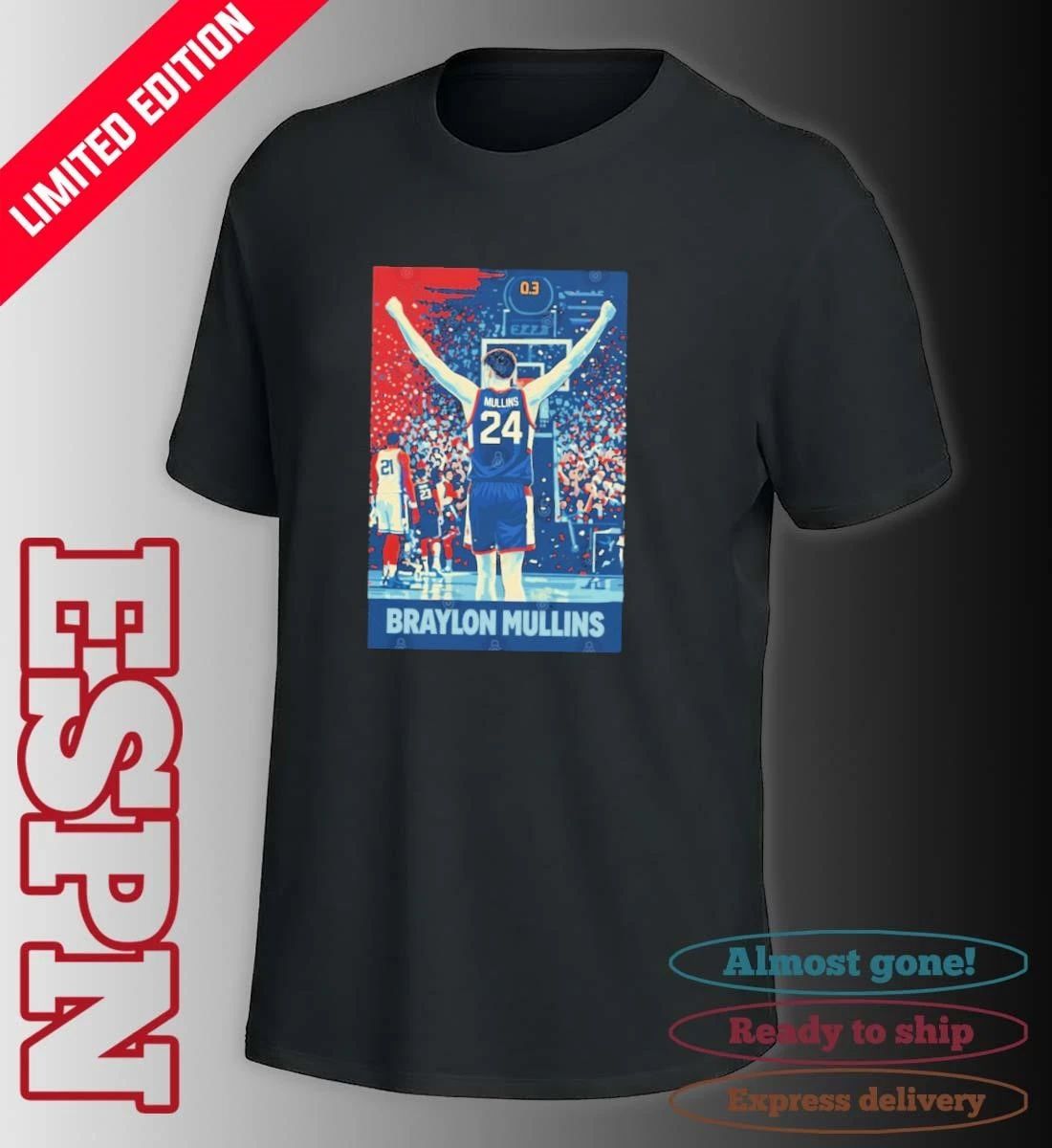 The Shot Braylon Mullins Uconn Basketball Hope T-Shirt