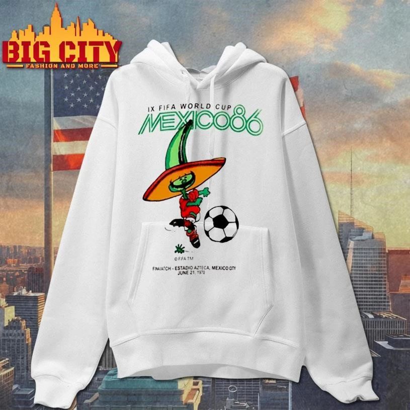 Mexico 86 World Cup Mascot Vintage Shirt