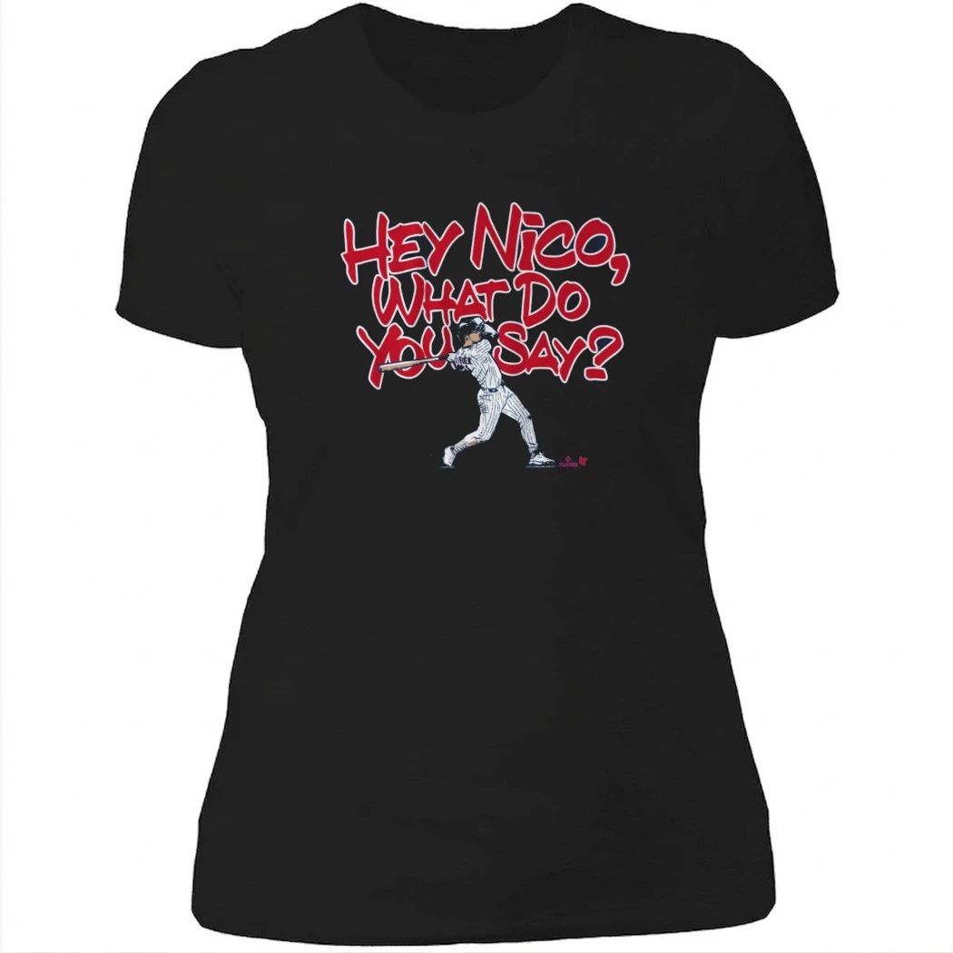 Nico Hoerner What Do You Say Shirt