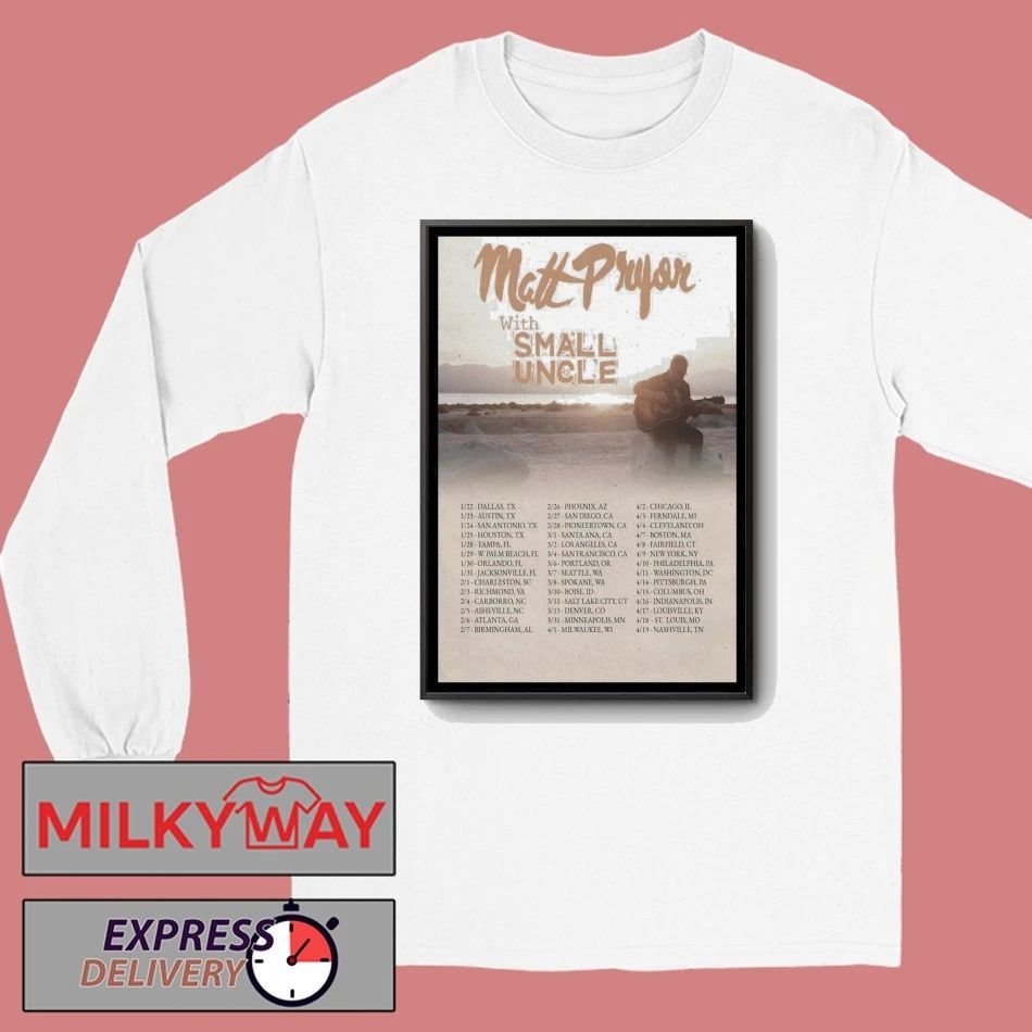 Matt Pryor With Small Uncle The Salton Sea 2026 Tour Poster shirt