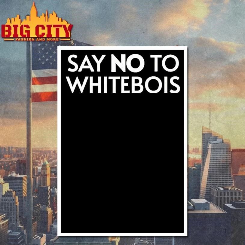 Say No To Whitebois Tour 2026 Shirt