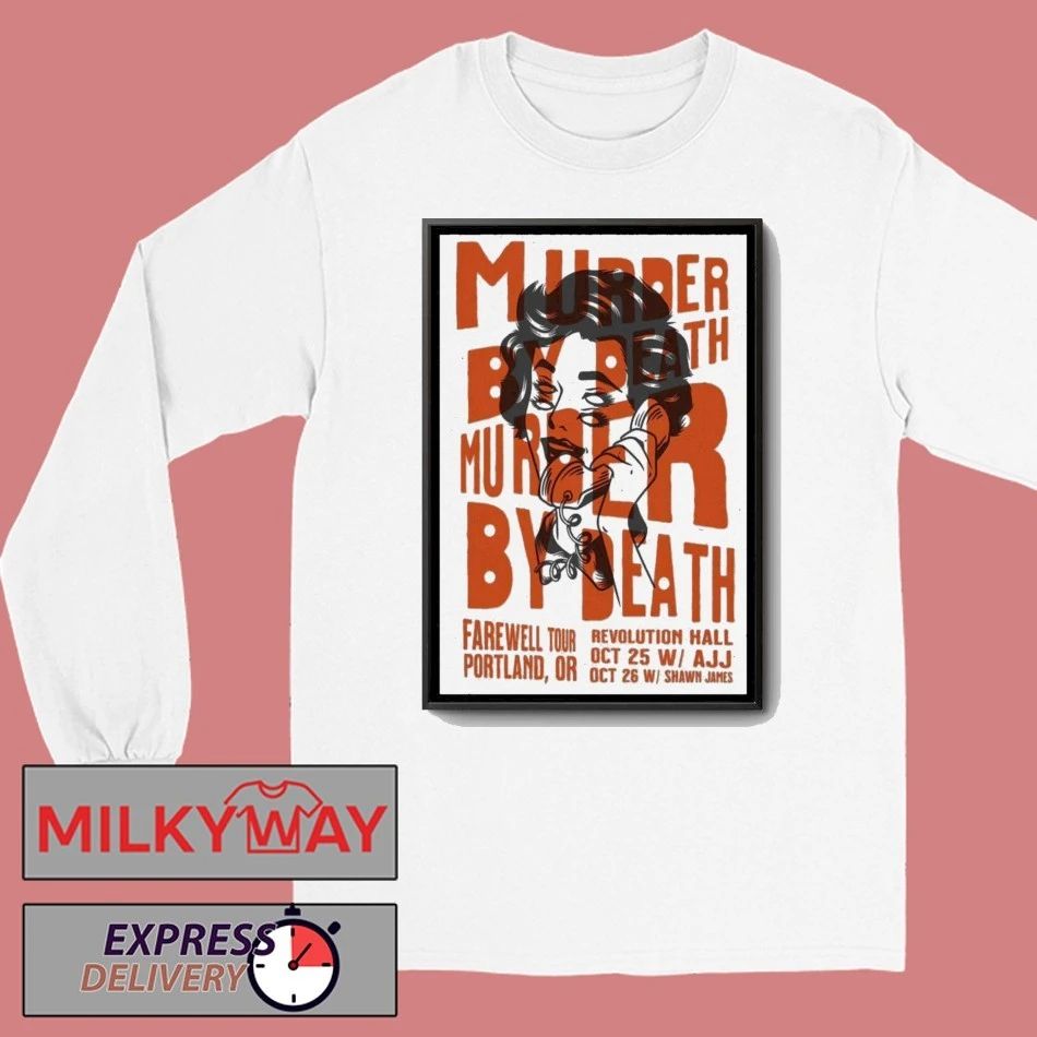 Murder By Death Revolution Hall Portland OR Poster shirt