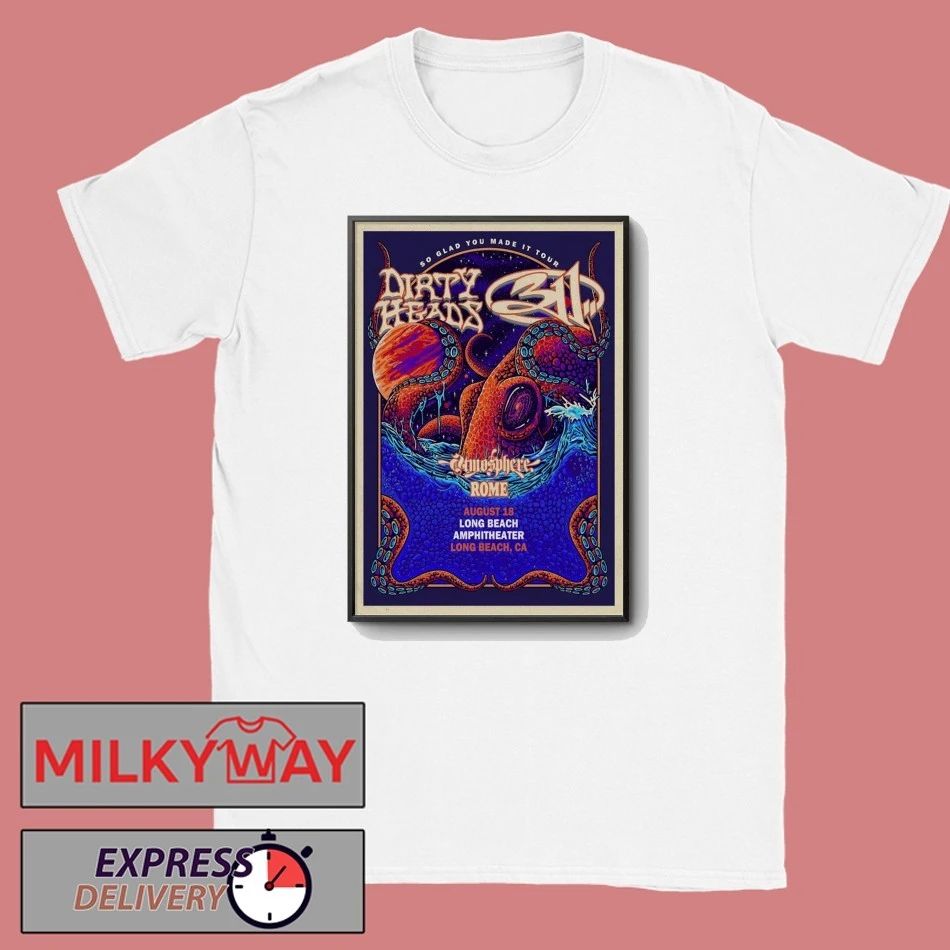 Dirty Heads And 311 Aug 18 2026 In Long Beach CA Poster shirt