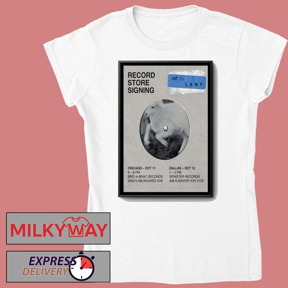 LANY Oct 11-12 2025 Show Chicago, Dallas Celebrate Soft Poster shirt