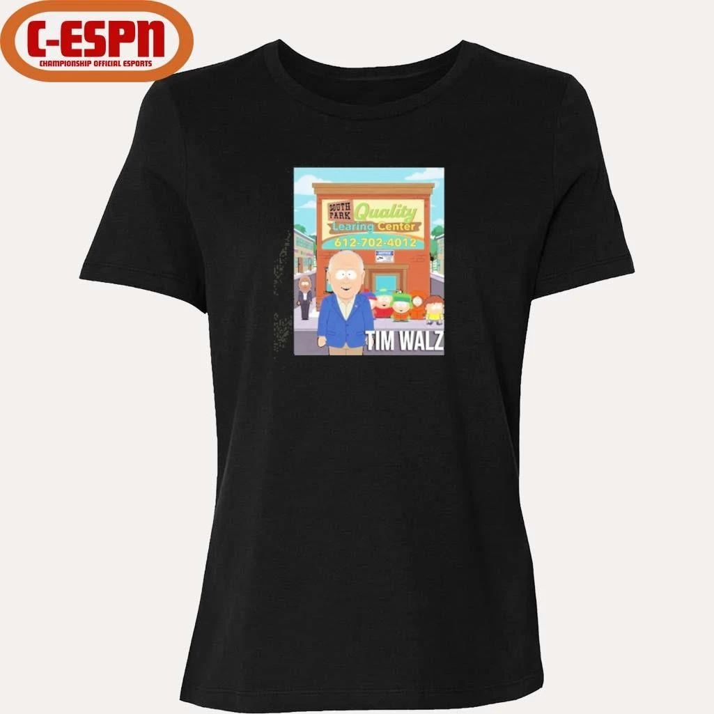 Tim Walz South Park Quality Learning Center Shirt