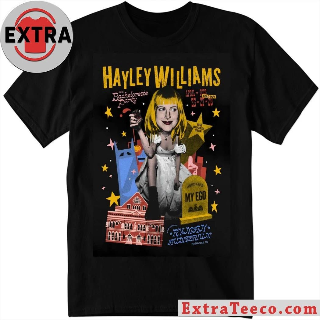 Hayley Williams April 25-28 2026 In Nashville TN Poster Shirt