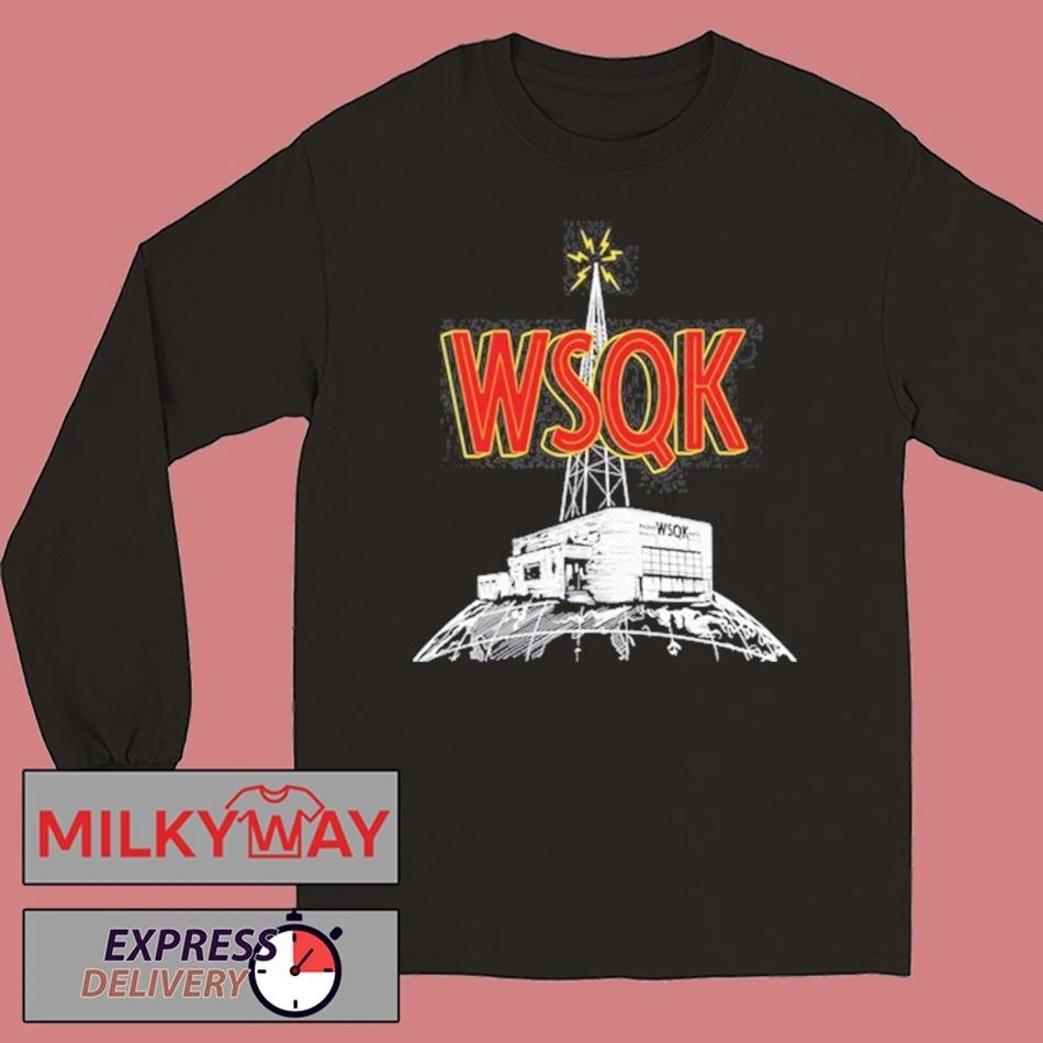 WSQK Logo Black shirt