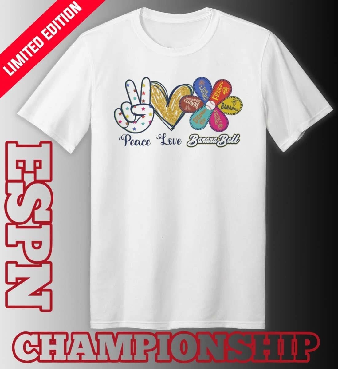 Peace Love Banana Ball 2026 Shirt