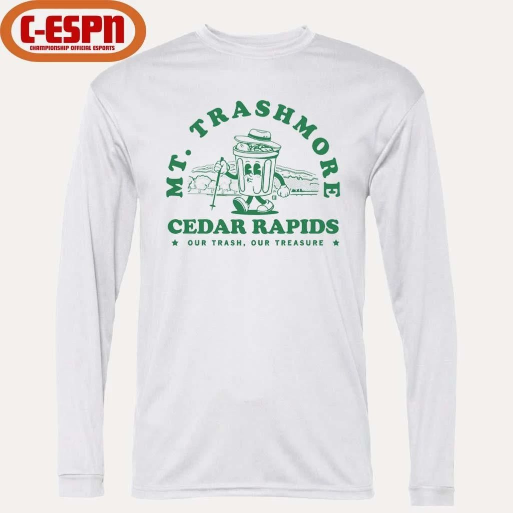 Mt. Trashmore Cedar Rapids Can Cartoon Shirt