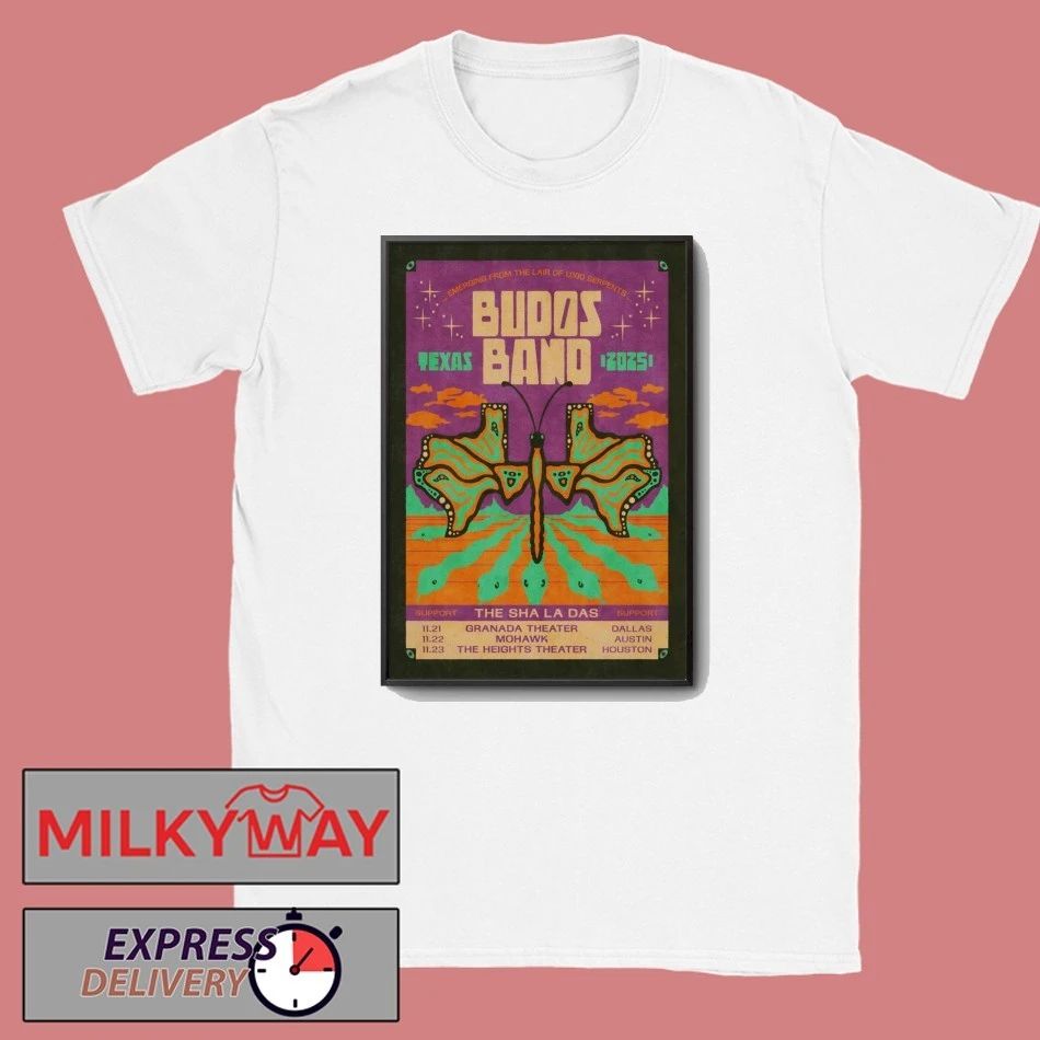 Poster Budos Band Texas Tour 2025 shirt