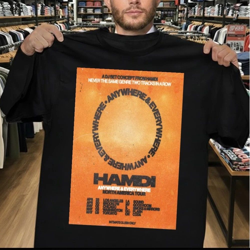 Hamdi North America Tour 2026 Poster Shirt