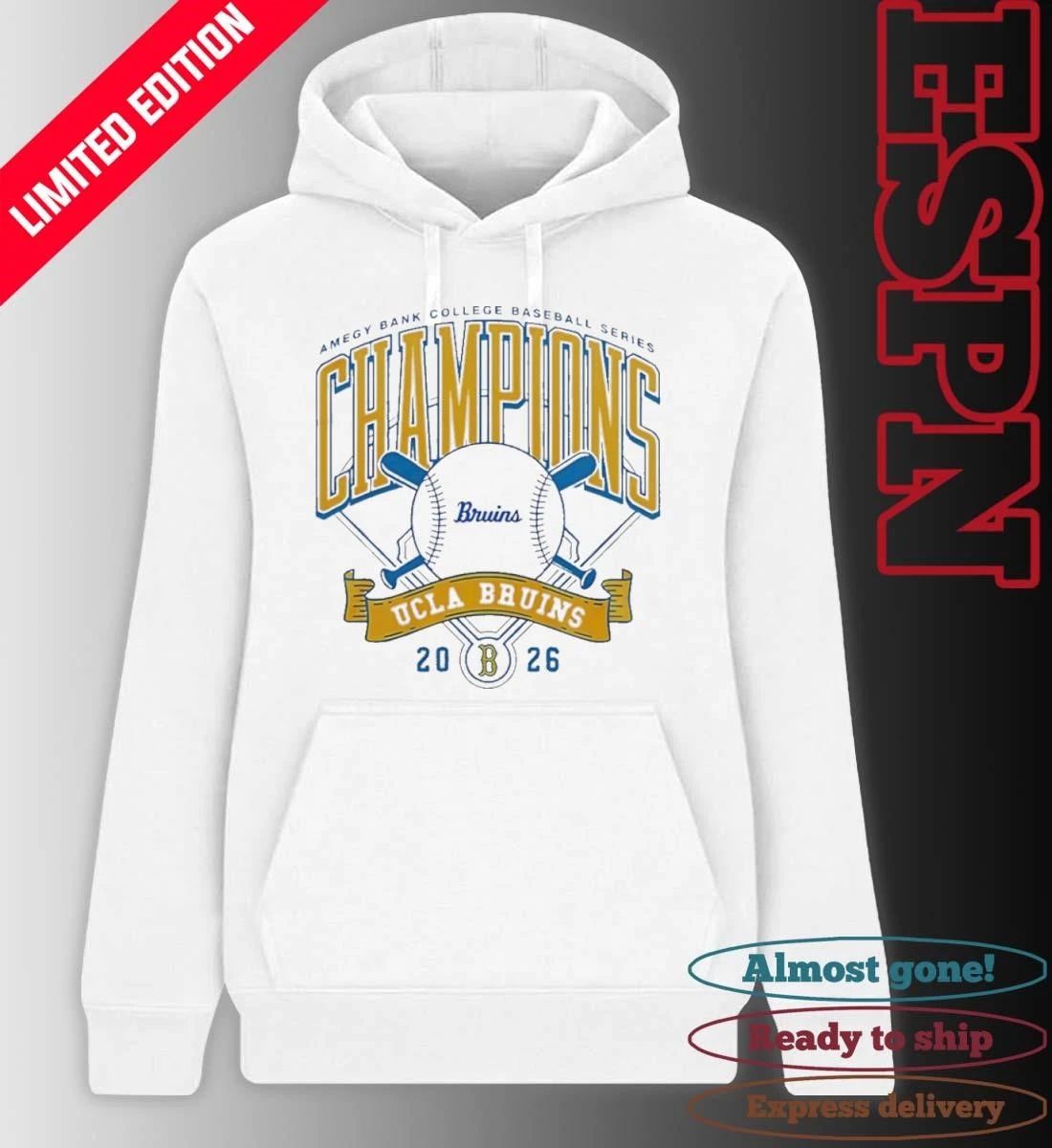 UCLA Bruins x Amegy Bank College Baseball Series Champions shirt