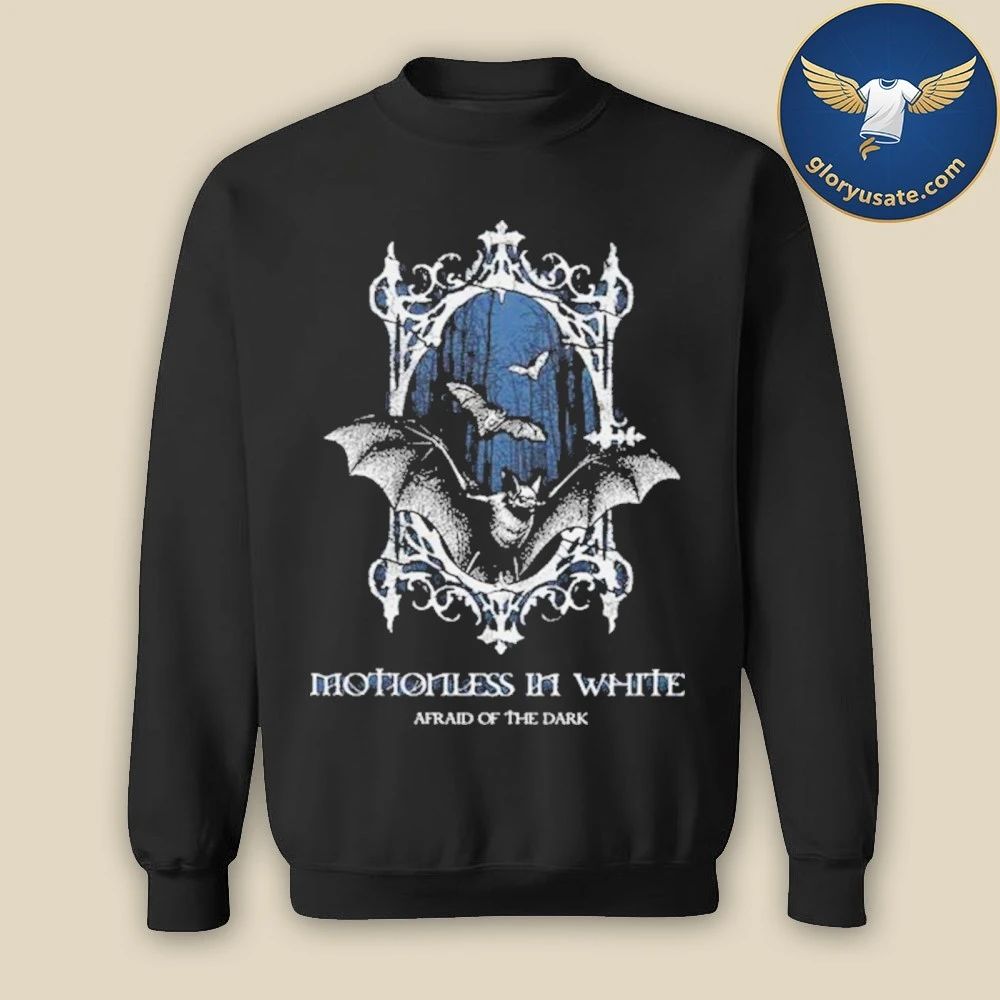 Motionless in White Afraid Of The Dark Bat T-Shirt