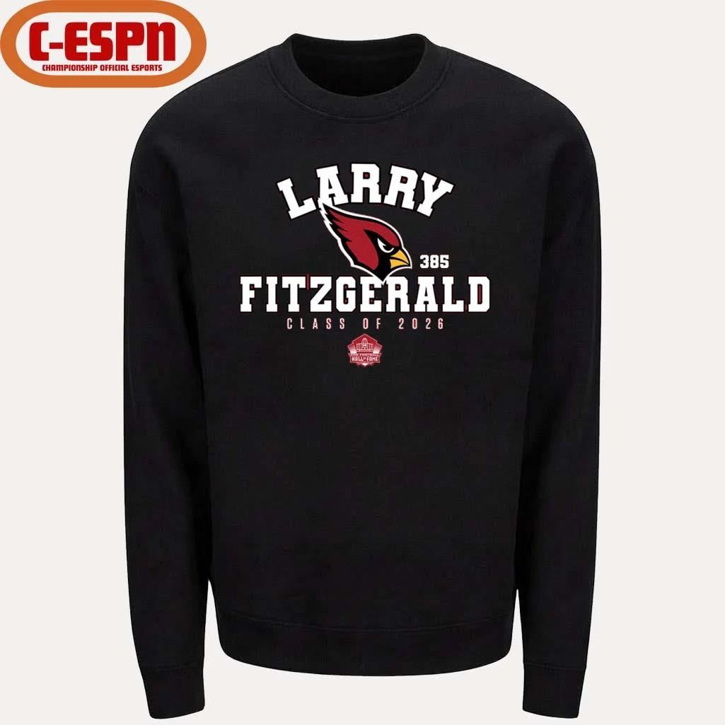 Larry Fitzgerald Cardinals Class of 2026 Enshrinee T-Shirt