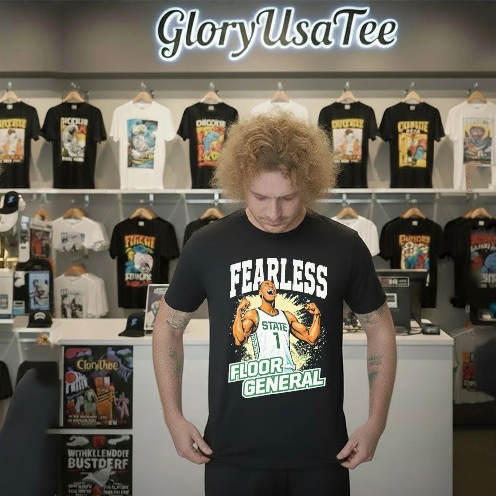 Jeremy Fears Jr Floor General Michigan State Spartans Shirt
