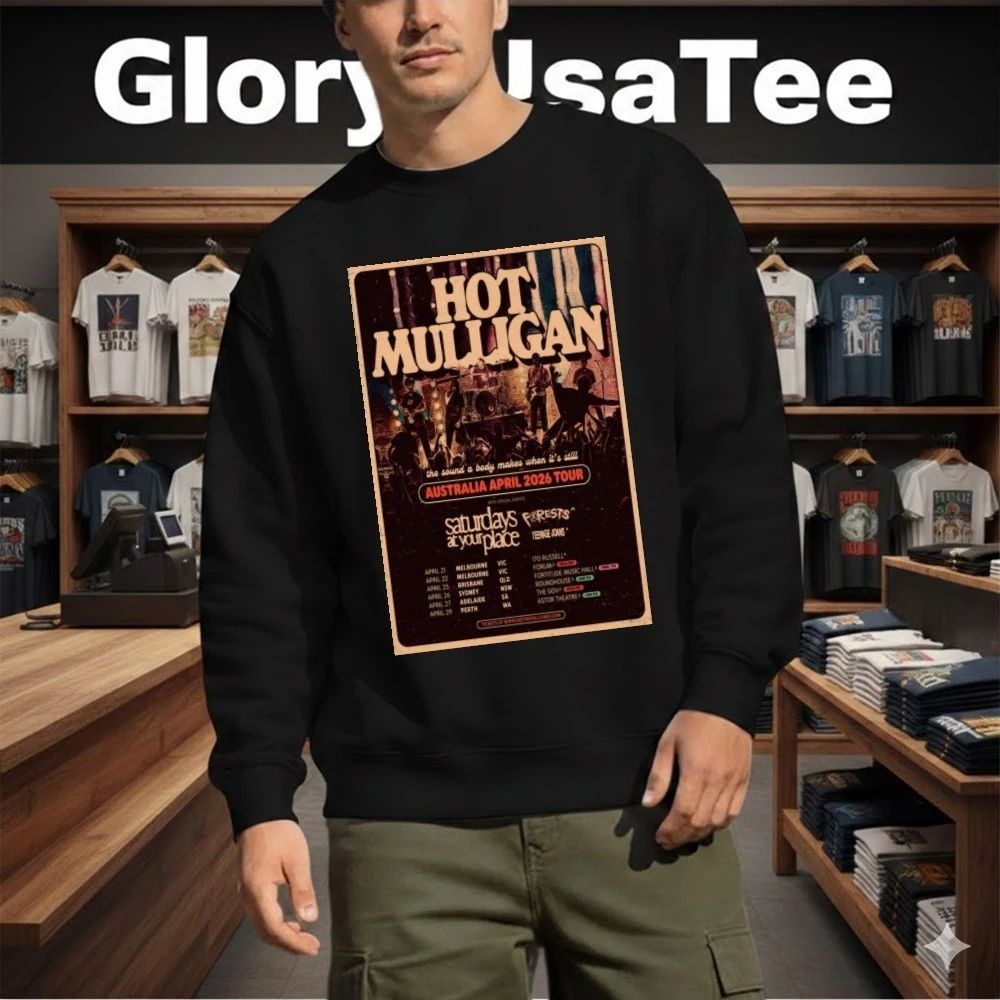 Mulligan Australia April 2026 Tour Poster Shirt