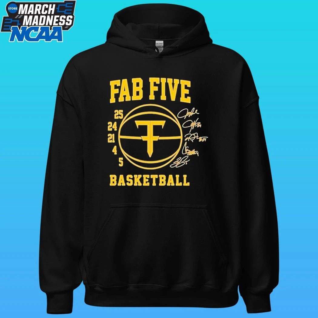 FAB FIVE Michigan Basketball Shirt